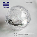 2015 transparente cristal acrílico 38mm eos bola forma labio bálsamo tubo de embalaje